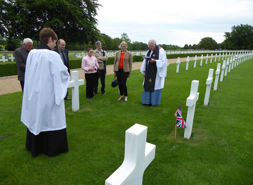 Arch Deacon  Arthur Hawes & Rev. Louisa Pitman lead the prayers 4th June 2019